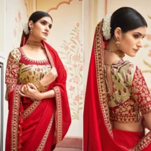 Red Saree